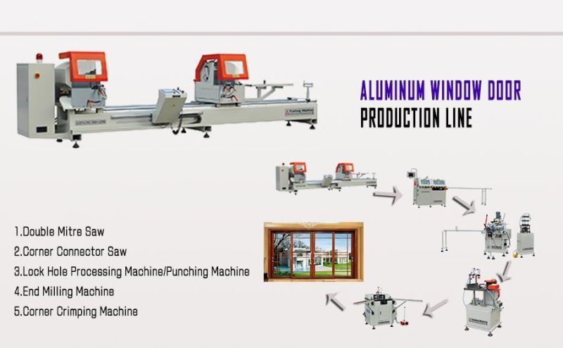 Aluminum Profile Used Windows Corner Crimping Machine