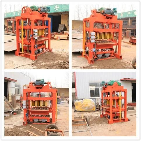 Qtj4-40 Small Scale Cocnrete Paver Block Making Machine