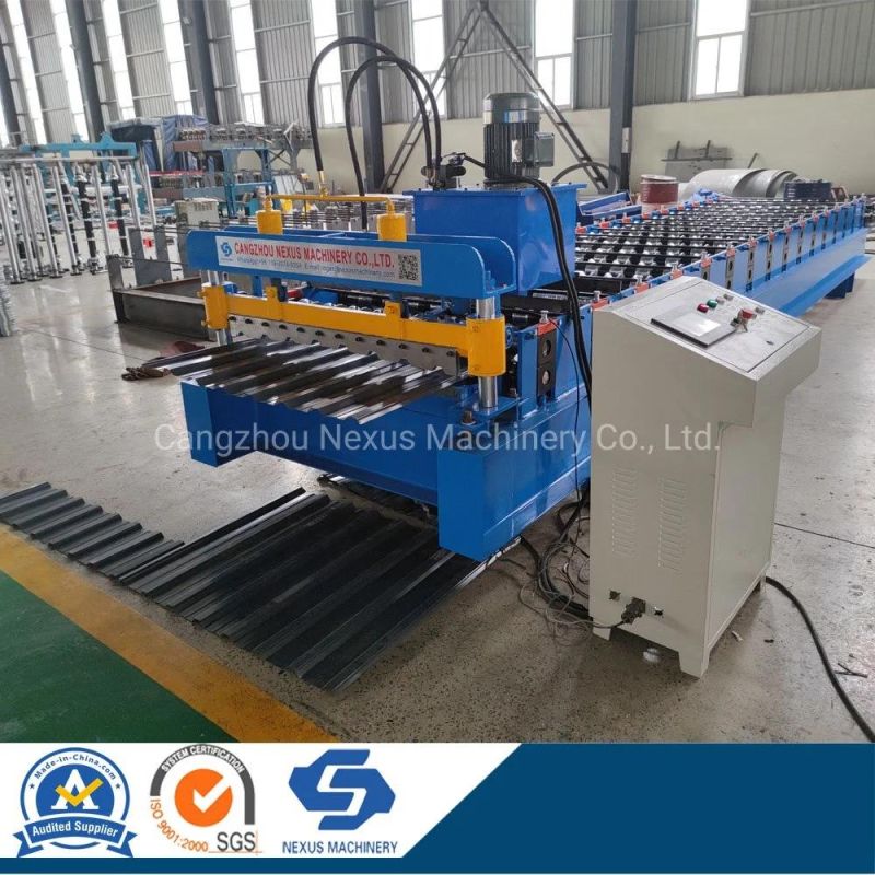 Multi Rib Roof Sheet Roll Forming Machine Nexus 7 Ribs Roofing Making Machinery