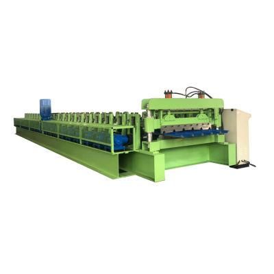 Factory Price Box Profile Trapezoidal Roofing Sheet Tile Roof Panel Roll Forming Machine for Building Material Making PLC Control System