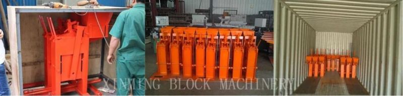 Xm 2-40 Custom Colored Block Making Machine Customed Brick Making Machine Unique for Home Use Easy to Operate