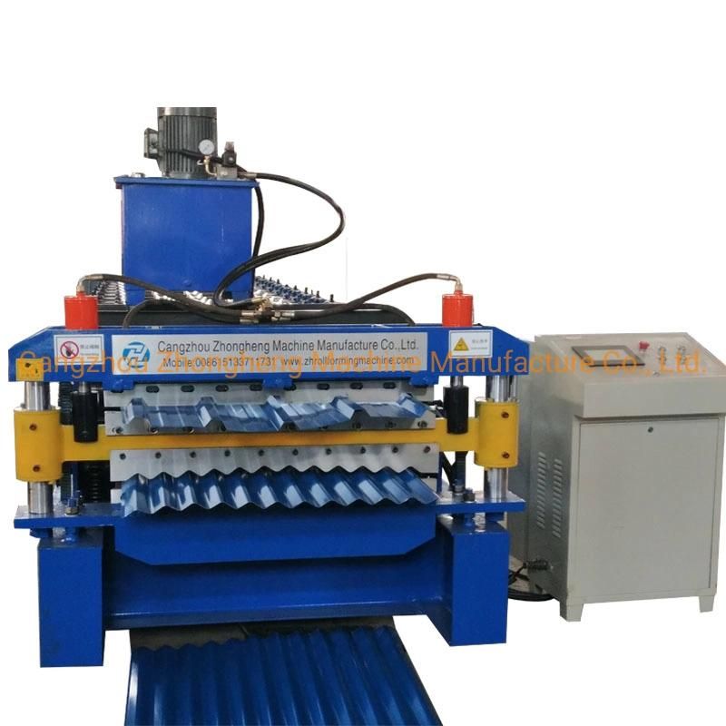 Ce Certification Double Layer Corrugated and Ibr Metal Roof Sheet Roll Forming Machine