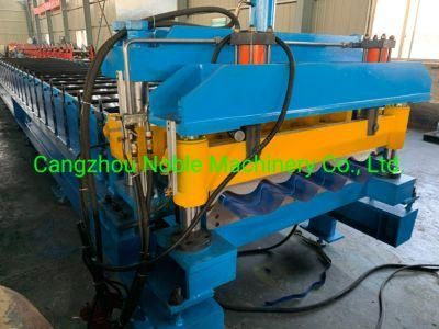 1100mm Steel Glazed Step Tile Roofing Panel Roll Forming Machine