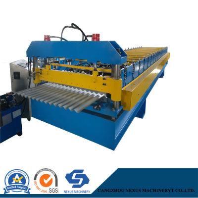 Corrugated Steel Roof Sheet Making Machine PPGI Wall Roof Panel Roll Forming Machine