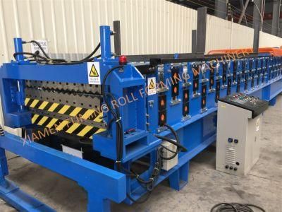 Dual Level Roll Forming Machine for Yx18-76-1064 Roof Profile and Yx10-107.5-1075 Cladding