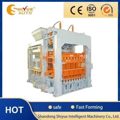 Qt10-15 Automatic Concrete Interlocking Brick Hollow Block Machine of High Productivity