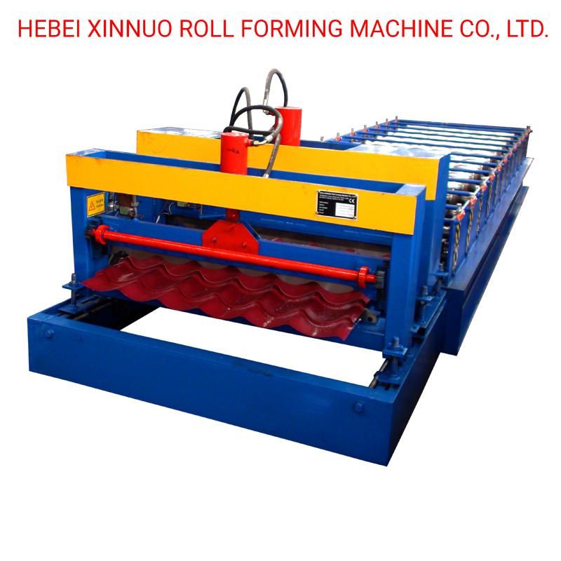 High Speed 1100 Glazed Tile Forming Floor Tile Making Pressing Polish Cold Roll Forming Machine