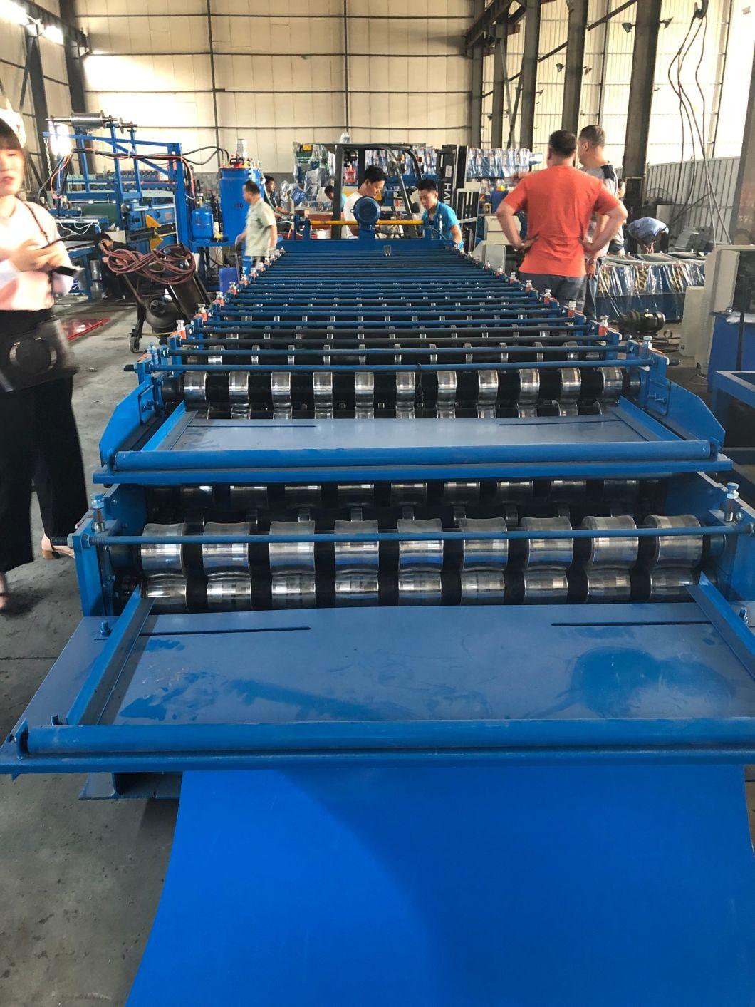 Taiwan Quality Double Layer Ibr Trapezoidal Sheet Roll Forming Machine Roof Panels Making Machine
