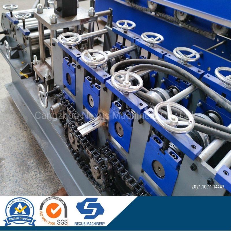 High Speed 18kw Omega Shape Roll Forming Machine for Steel Omega Batten
