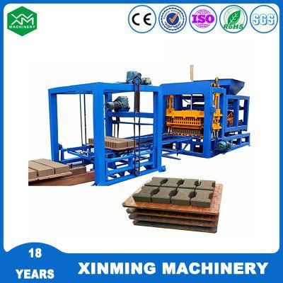 Small Business Qt4-15 Concrete Cement Hollow Paver Interlocking Block Making Machine for House Building