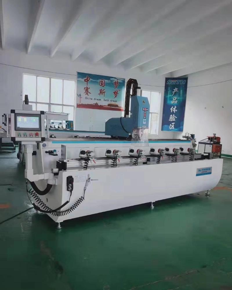 Aluminum Profile Nc Rotary Milling Machine Aluminum Alloy Curtain Wall Profile Three-Sided Automatic Rotary Milling Machine