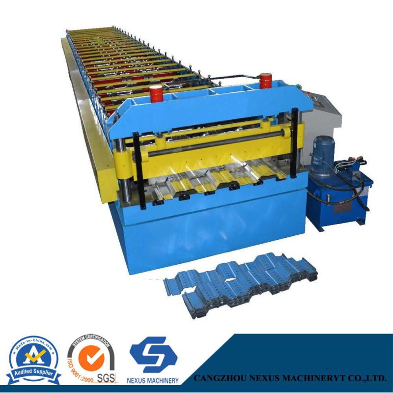 Steel Structure Floor Decking Building Material Roll Forming Machinery