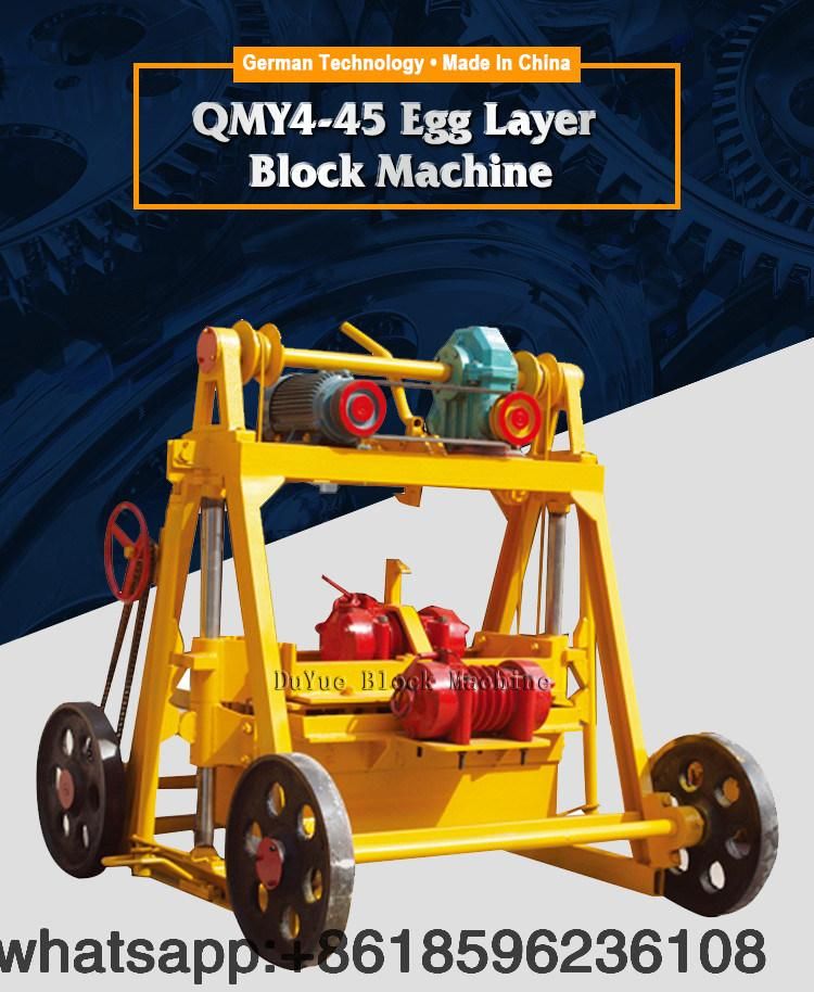 Qmy4-45 Mobile Concrete Block Making Machine