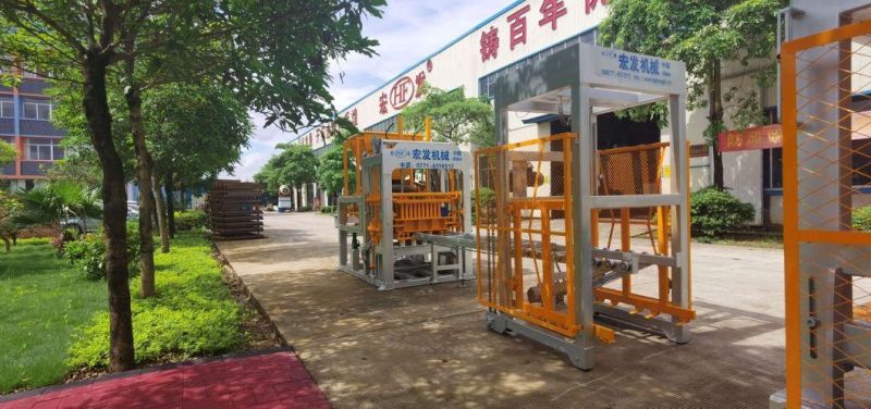 Self-Locking Brick Making Machine Price Hongfa Concrete Block Making Machine