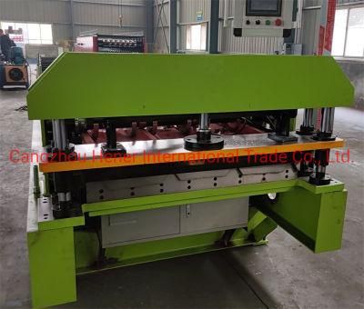 Trapezoidal Metal Roofing Sheet Making Cold Roll Forming Machine