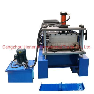 China Manufacture Factory Joint Hidden Wall Type Clip Lock Machine Standing Seam Metal Roll Forming Machine Hot Sale