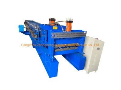 Floor Deck Step Making Machine with Embossing and Punching