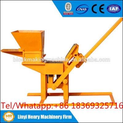 Small Construcation Machinery Soil Interlocking Brick Making Machine Hot Sale