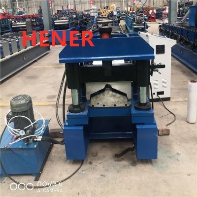 Color Steel Roofing Ridge Cap Tile Making Roll Forming Machine