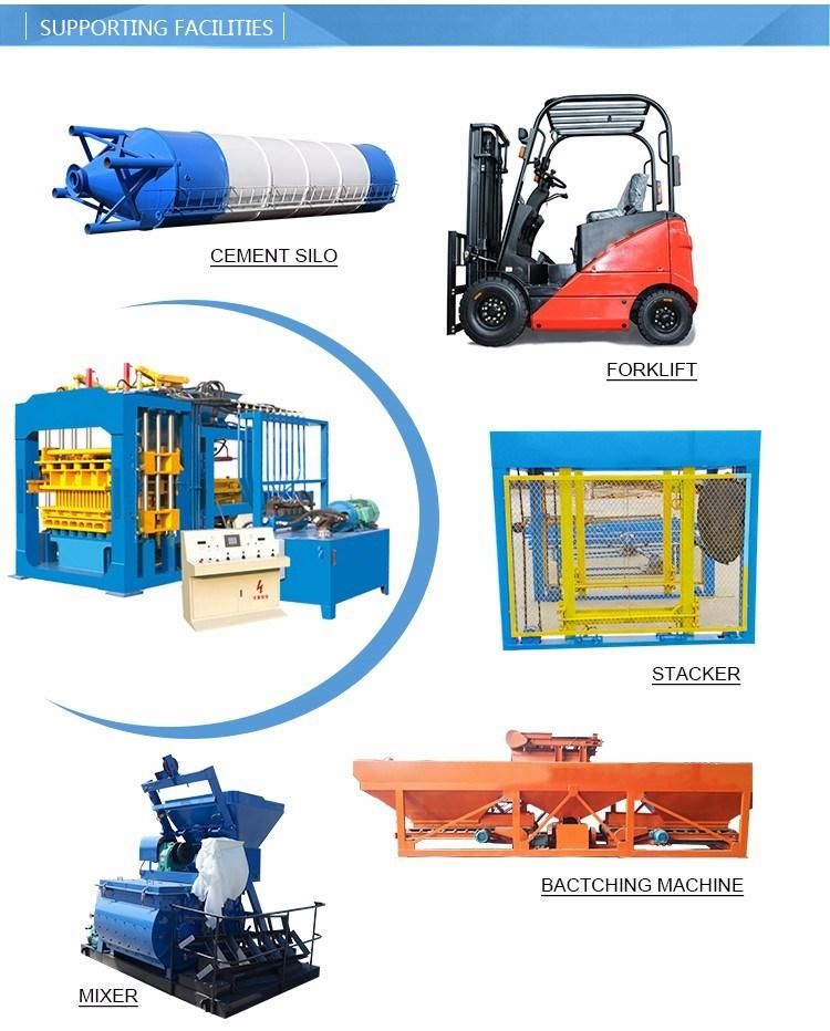 Qtj4-40 Semi Automatic Fly Ash Brick Machinery Price Brick Molding Machine