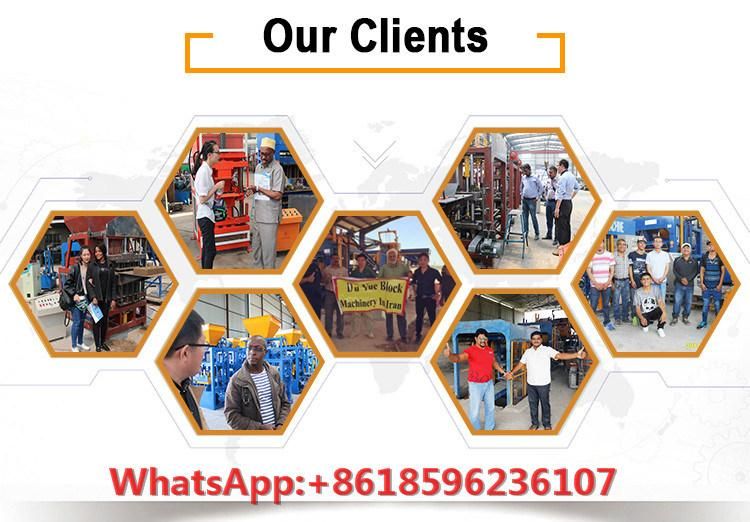 Qmy4-45 Cement Brick Making machine Concrete Block Machine in Africa