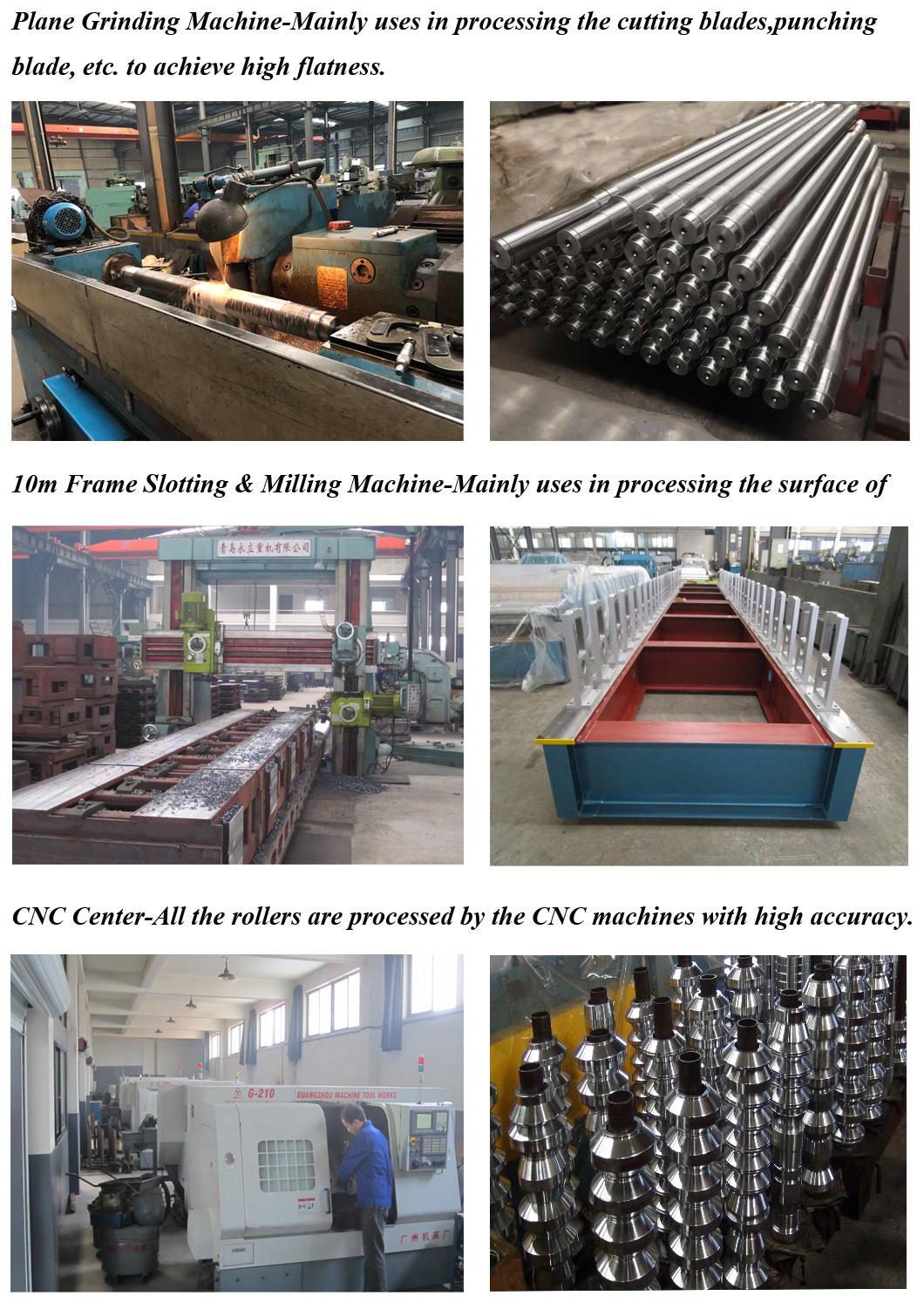 Metal Roofing Galvanized Steel Sheet Making Machine Colored Steel Wall Roof Panel Cold Roll Forming Machinery with ISO/Ce/SGS/BV