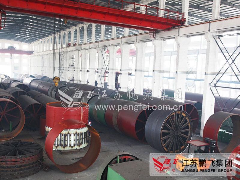 4.8*76m Cement Clinker Nickel Zinc Oxide Metallurgy Lime Vertical/Rotary Kiln