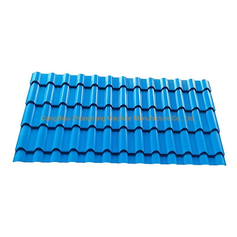 High Speed Glazed Step Tile Sheet Roofing Roll Forming Making Machine Metcoppo Steptiles Wall Panel Machine Construction Machinery Ibr Corrugating Machinery