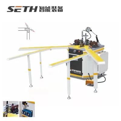 Heavy Automatic Hydraulic Aluminum Windows Corner Crimping Aluminium Corner Combining Window Frame Making Machine
