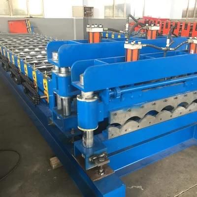 PPGI/Gi Zinc Double Layer Glazed Tile Roof Panel Making Roll Forming Machine