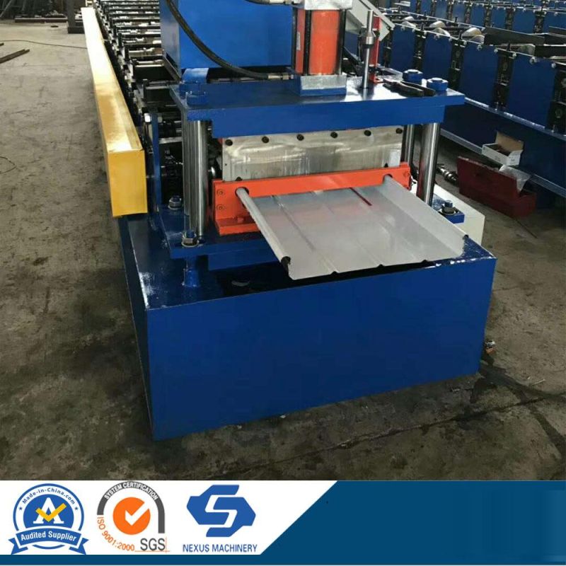 Al-Mg-Mn Standing Seam Roofing Corrugated Forming Machine Self Lock Roll Forming Machine