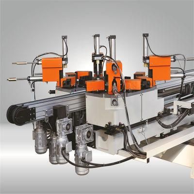 Aluminum Window Door Making Machine CNC 4 Head Corner Crimping Production Line