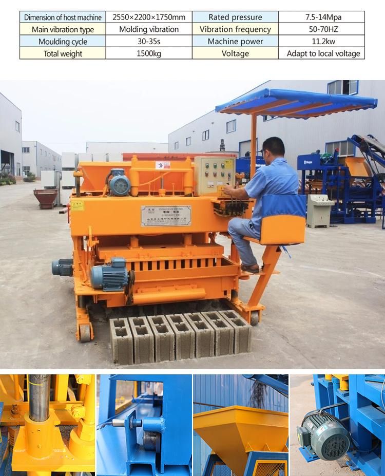 Qtm6-25 Egg Layer Block Machine
