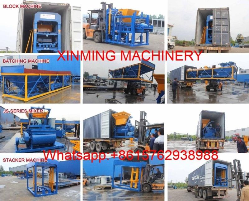 Qt6-15 Automatic Hydraulic Pressure Cement Solid Paver Brick Making Machine in Kenya