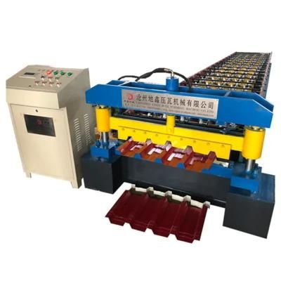 Zimbabwe Dx-686-914 Trapezoidal Roofing Metal Sheet Roll Forming Machine with Best Price