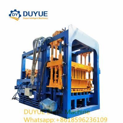 Qt4-20 Automatic Hydraulic Brick Making Machine Concrete Cement Block Machine in Africa