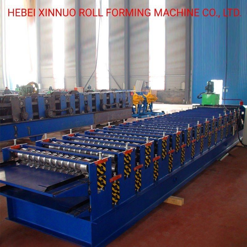 Double Layer Pressing Terrazo Tile Roll Forming Machine
