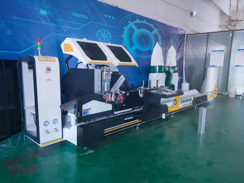 Window Machine CNC Double Head Cutting Machine for Aluminum/UPVC Profile