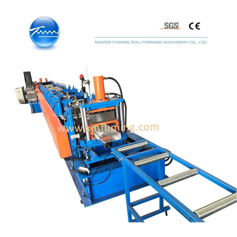 Factory Xiamen New Container Terrazzo Cold Roll Forming Floor Tile Making CZ Purlin Machine