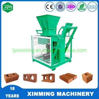 Wide Used Xm2-25 Clay Soil Interlocking Block Making Machine for Brick Production Line