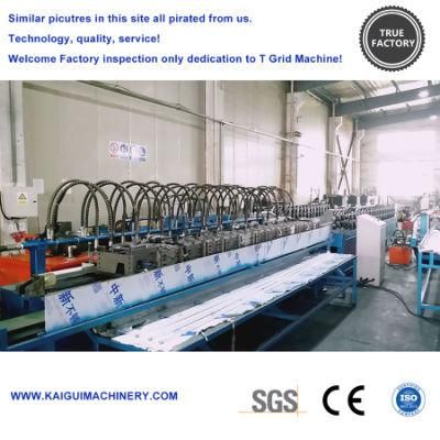 Ceiling T Grid Automatic Forming Machine Plain T Bar, Fut T Bar, Center Black T Bar Main Runner and Cross Runner