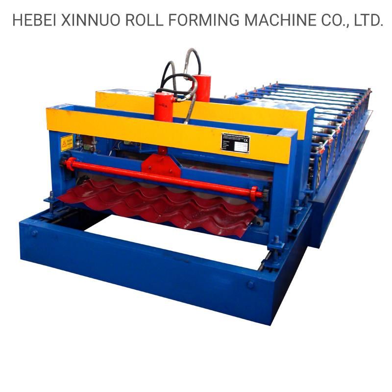 Automatic 1100 Glazed Tile Roll Forming Machine Cold Making Machine