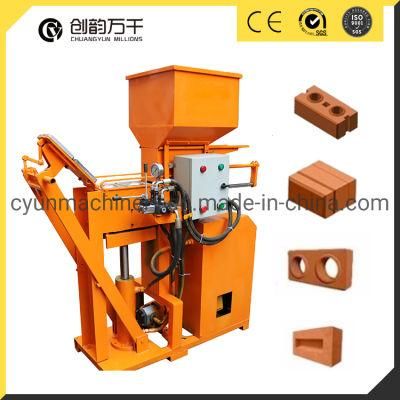 Cy1-25 Semi Automatic Hydraulic Clay Interlocking Brick Machine for Sale