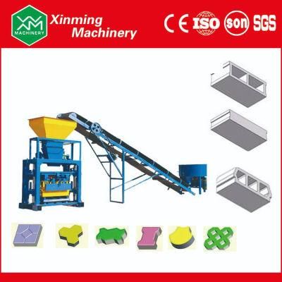 Qt40-1 Semi Automatic Cement Paving Interlock Brick Block Making Machine for Sale