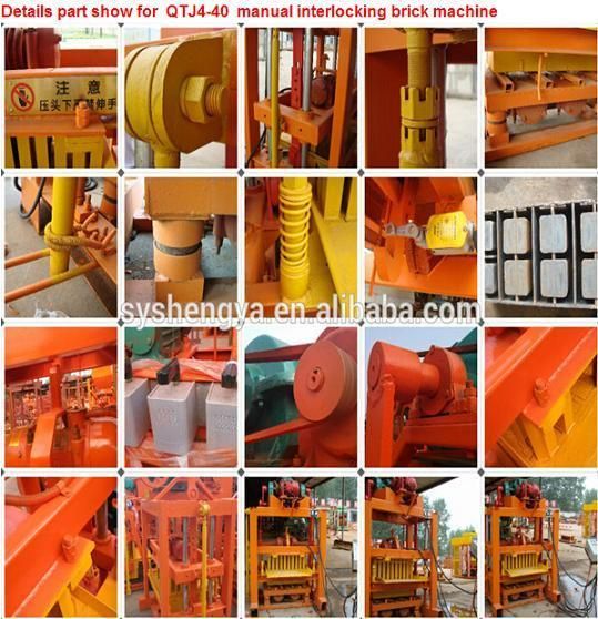 Qt4-40 New Model Diesel Engine /Electric Hydraulic Block Machine