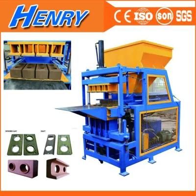 Hr4-14 Lego Bricks Machine Soil Cement Interlocking Brick Making Machine#Brick Machine