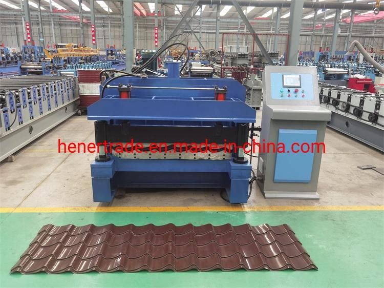 Trapezoidal Roof Sheet Cold Roll Forming Machine