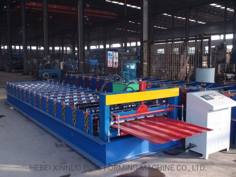 Xinnuo Galvanized 1000 Steel Roof Sheet Roll Forming Machinery