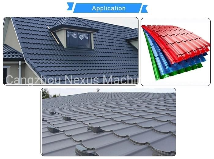 Colored Steel Wall Roof Panel Cold Roll Forming Machine