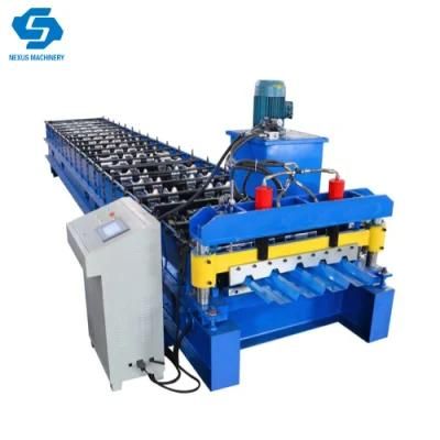 Trapezoidal Galvanized PPGI Roofing Sheet Roll Forming Machine From Nexus Machinery